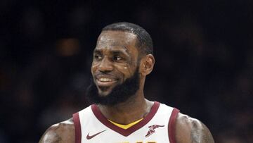 LeBron James, durante el partido contra los New Orleans Pelicans.