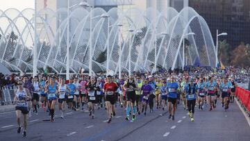 Salida del Marat&oacute;n Valencia Trinidad Alfonso EDP en su edici&oacute;n de 2019.