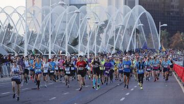 Salida del Maratón Valencia Trinidad Alfonso EDP en su edición de 2019.