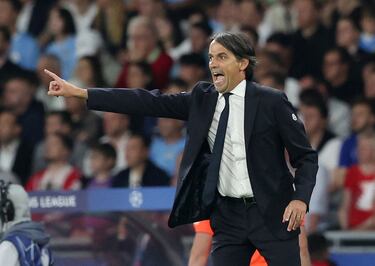 Simone Inzaghi, entrenador del Inter de Milán.