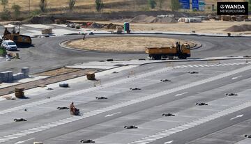 La construcción de las rotondas de noreste y sureste que estarán unidas por una calle han avanzado considerablemente en los últimos días.