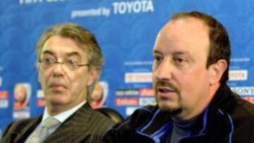 Moratti cree que a Benítez le pesó la sombra de Mourinho