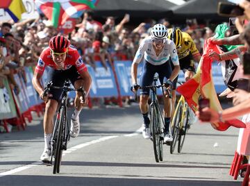 Remco Evenepoel, ganador de la etapa de hoy. 