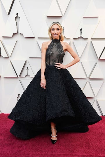 Giuliana Rancic en la alfombra roja de la ceremonia 91 de los Premios Oscar en el Dolby Theatre en Hollywood