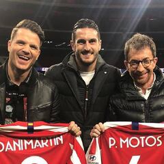 Koke y Pablo Motos emocionan en directo a Dani Martín en el Metropolitano