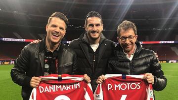 Koke y Pablo Motos emocionan en directo a Dani Martín en el Metropolitano