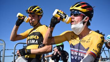 Tom Dumoulin y Primoz Roglic.