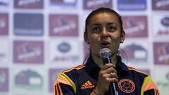 Leicy Santos, de la venta de pescado, al suelo bogotano