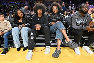 Jennifer Hudson, cantante y actriz estadounidense, y David Otunga Jr.