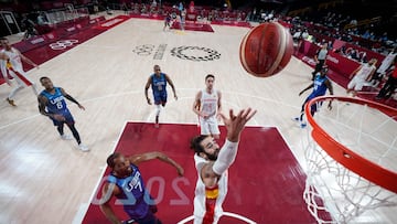 España y Estados Unidos se cruzaron en los cuartos de final de la cita olímpica de Tokio.