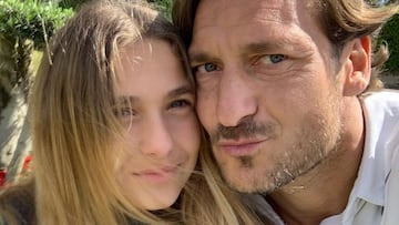 Francesco Totti carga contra una revista italiana por sexualizar el cuerpo de su hija de 13 años