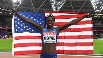 Tori Bowie se proclama campeona del mundo de 100m lisos