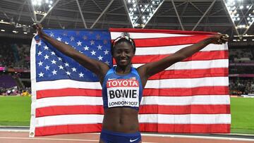 Tori Bowie se proclama campeona del mundo de 100m lisos