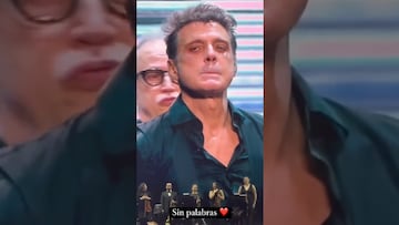 Vídeo: Luis Miguel llora desconsoladamente tras ovación en un concierto en Chile