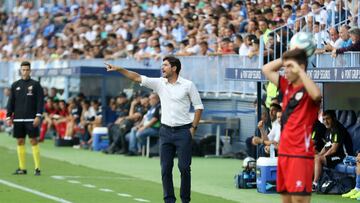 V&iacute;ctor S&aacute;nchez del Amo en un partido contra el Rayo.