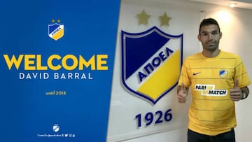 David Barral anuncia su fichaje por el Apoel Nicosia