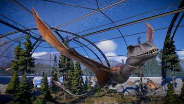 Una de las novedades m¨¢s esperadas es la inclusi¨®n de un aviario para dinosaurios voladores y de un lago artifical para los acu¨¢ticos.