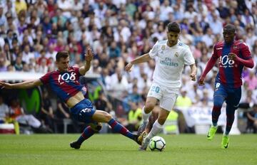 Marco Asensio on the ball against Levante at the weekend.