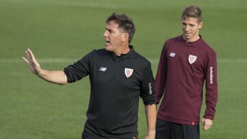 Berizzo con Muniain.