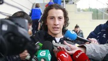 <b>IDEAS CLARAS. </b>Guardado no estará contra el Almería, pero espera regresar contra el Real Madrid.