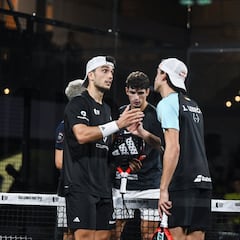 Galán y Lebrón, reconocibles, remontan a Tapia y Coello