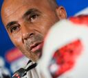 Sampaoli: "Argentina va a jugar con el cuchillo entre los dientes"