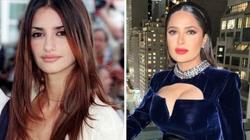 Penélope Cruz recordó el gesto que Salma Hayek tuvo con ella al inicio de su carrera