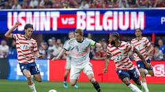 Caos por similitud de camisetas en Estados Unidos vs Bélgica