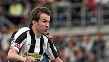 <b>RACHA. </b>Del Piero marcó ayer tres goles al Atalanta y ya lleva 17.