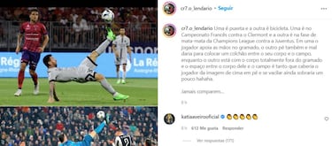 La hermana de Cristiano entra al juego de la chilena de Messi