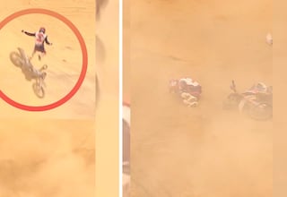 Una de las imágenes más impactantes de este Dakar: ojo al accidente de un piloto español que voló por los aires