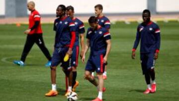 Paco Jémez suspendió el entrenamiento antes de tiempo