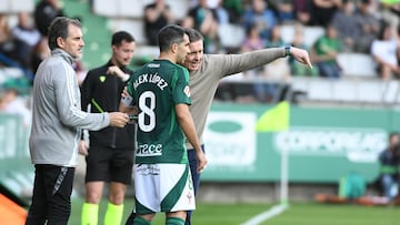 Cristóbal Parralo analizó el partido ante el Huesca.