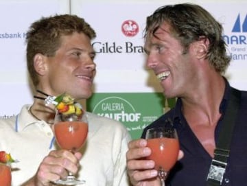 Mario Cipollini y Jan Ullrich.