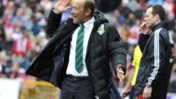 El t&eacute;cnico argentino del Betis Gabriel Calder&oacute;n.