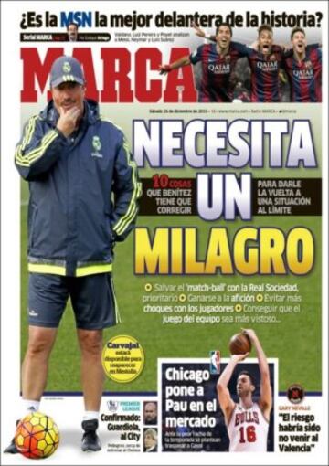 Portadas de la prensa mundial