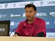Sergi Enrich, durante su conferencia de prensa.