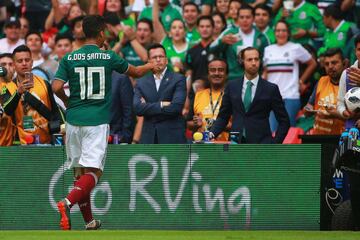 Giovani no marcaba con el 'Tri' en el Estadio Azteca desde 2012