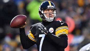 PITTSBURGH, PA - DECEMBER 04: Ben Roethlisberger #7 of the Pittsburgh Steelers drops back to pass in the first quarter during the game against the New York Giants at Heinz Field on December 4, 2016 in Pittsburgh, Pennsylvania.   Jamie Sabau/Getty Images/AFP
 == FOR NEWSPAPERS, INTERNET, TELCOS &amp; TELEVISION USE ONLY ==