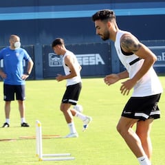 Juande: “Solo he jugado con público en La Rosaleda una vez”