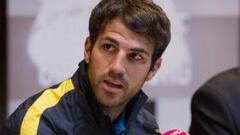 Cesc 'raja' y luego se ve obligado a matizar