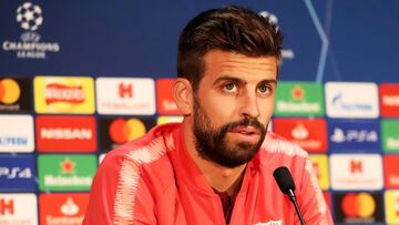 09/03/19 RUEDA DE PRENSA DE GERARD PIQUE JUGADOR DEL BARCELONA