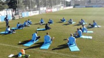 El Atl&eacute;tico ya se entrena pensando en el Barcelona y en el Real Madrid.