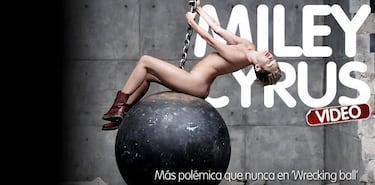 Miley Cyrus, más provocativa que nunca en Wrecking Ball