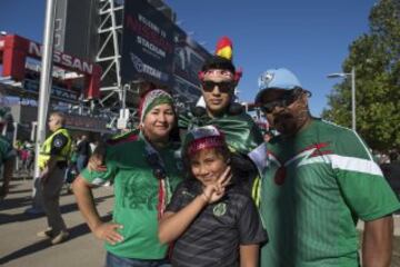 Así vivieron los aficionados mexicanos el encuentro amistoso entre México y Nueva Zelanda celebrado en Nashville, Tennessee.