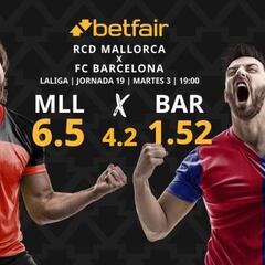 RCD Mallorca vs. FC Barcelona: horario, dónde ver, pronósticos y clasificación