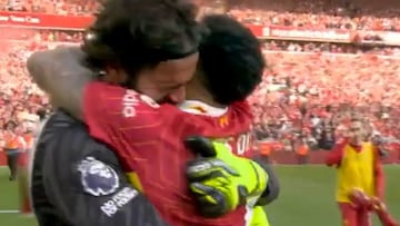 El emotivo abrazo de Alisson a Lucho: “Muchas gracias hermano”