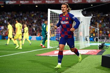 1-0. Antoine Griezmann celebr¨® el primer gol.