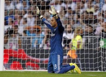 Keylor Navas con el Real Madrid.