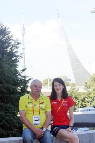 Ruth comenzó como fondista. Torralbo, su entrenador, lo cuenta